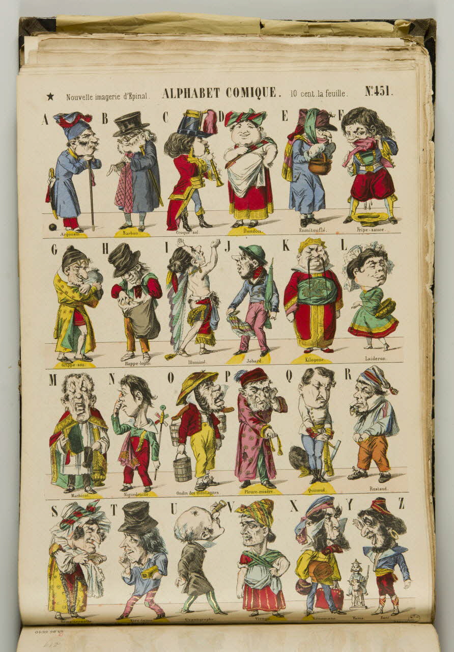 album ALPHABET COMIQUE. 1953.86.5541 Photo
