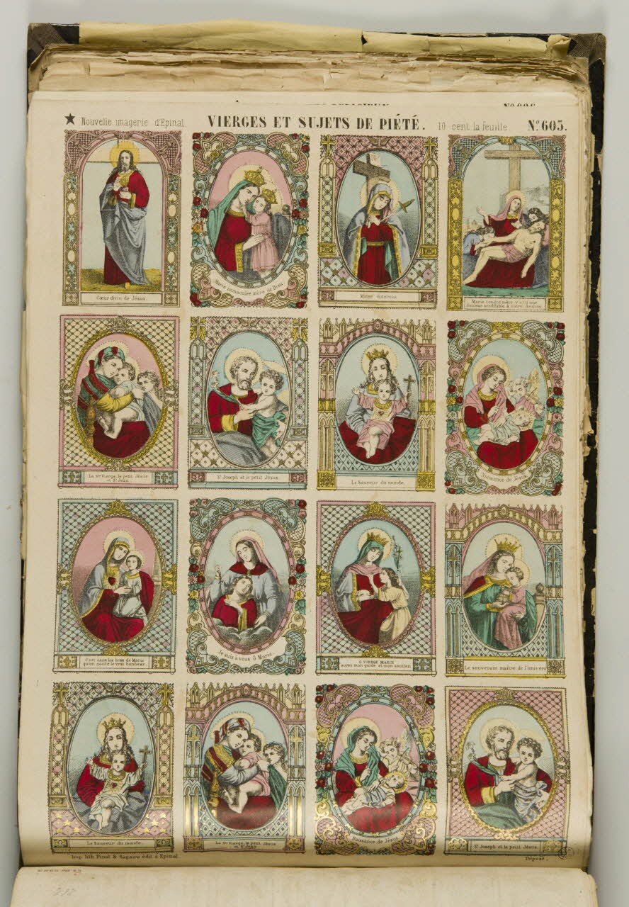 album VIERGES ET SUJETS DE PIETE. 1953.86.5584 Photo