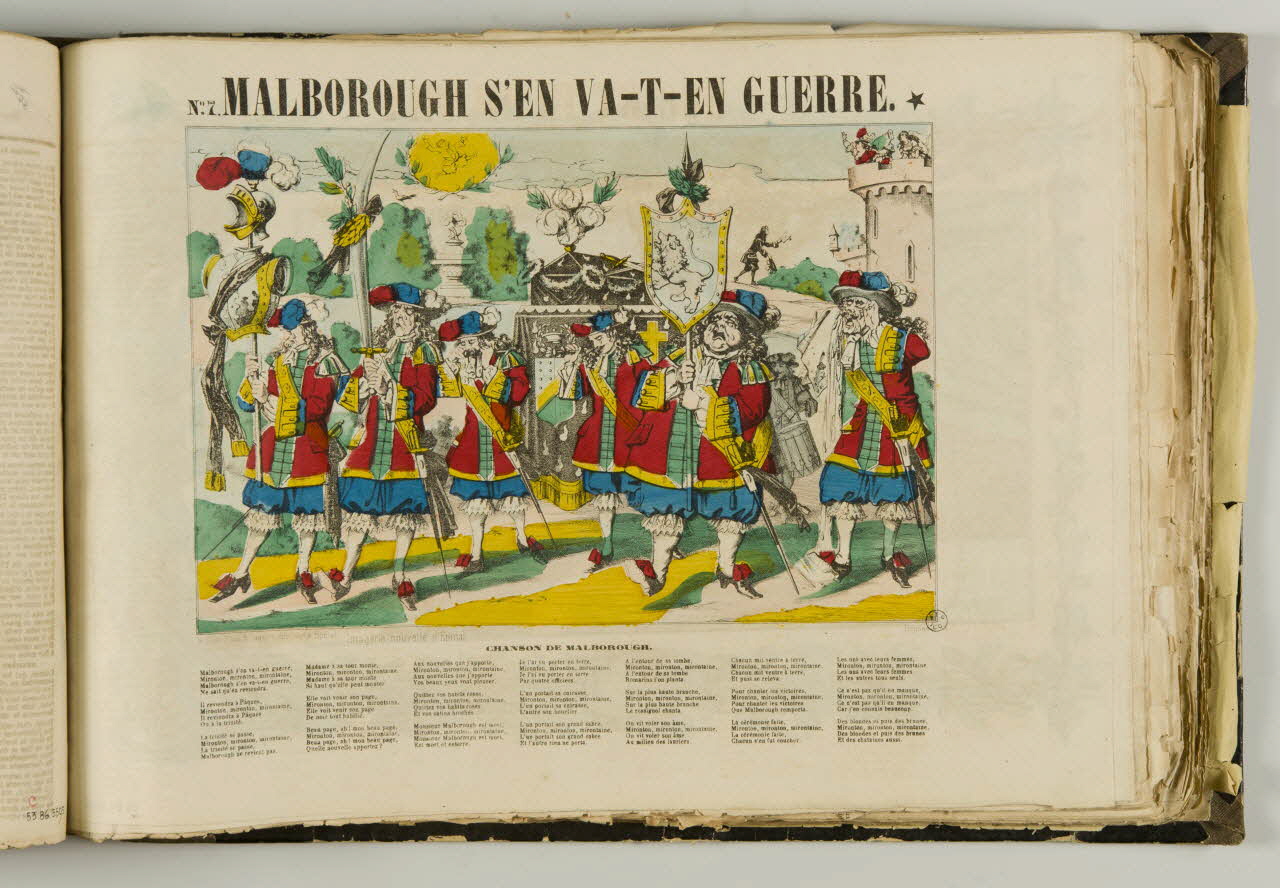 album MALBOROUGH S'EN VA-T-EN GUERRE. 1953.86.5596 Photo