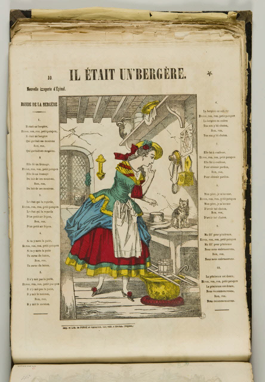 album IL ETAIT UN' BERGERE. 1953.86.5599 Photo