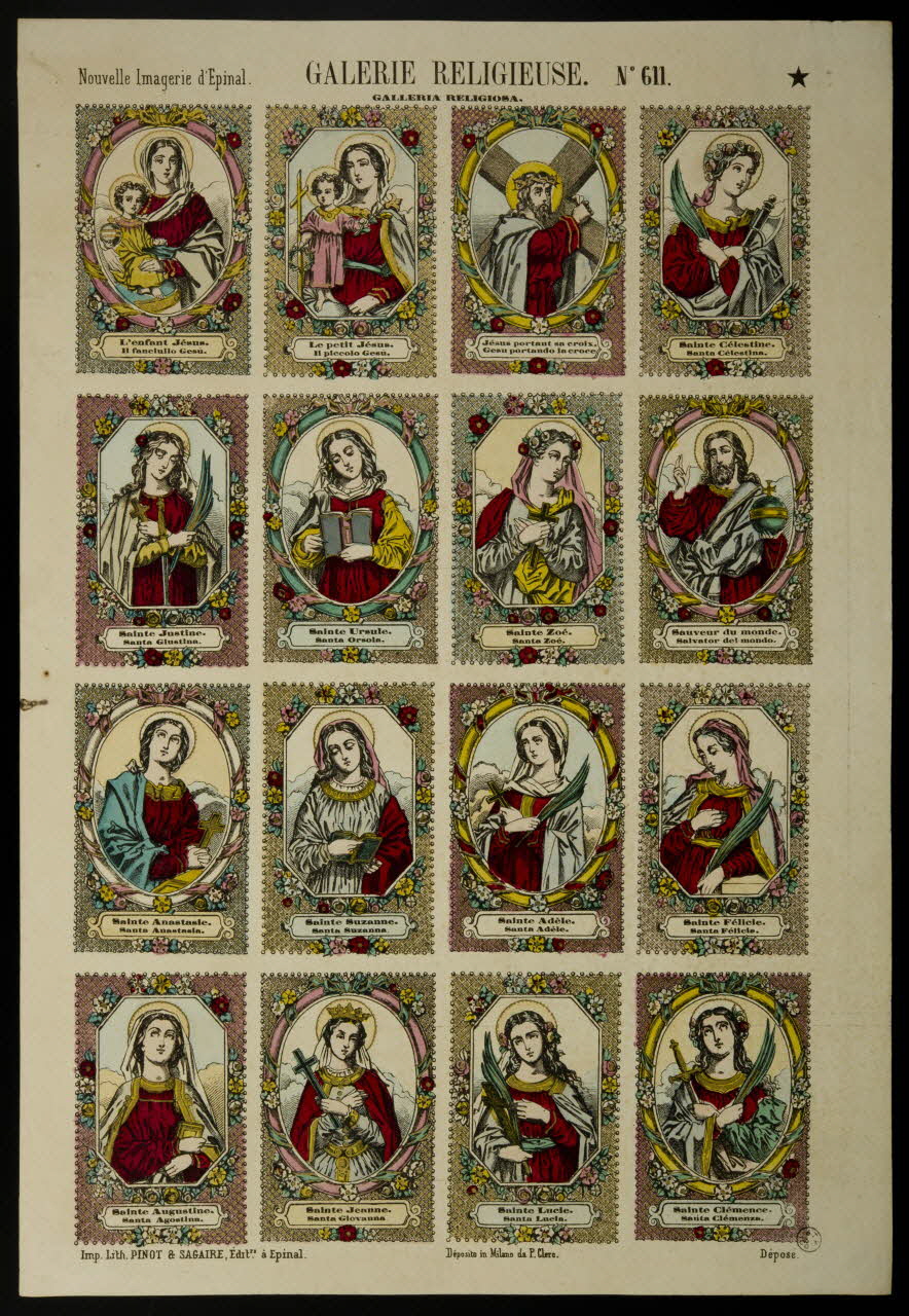 estampe GALERIE RELIGIEUSE 1953.86.560 Photo