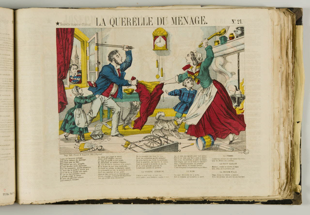 album LA QUERELLE DU MENAGE. 1953.86.5610 Photo