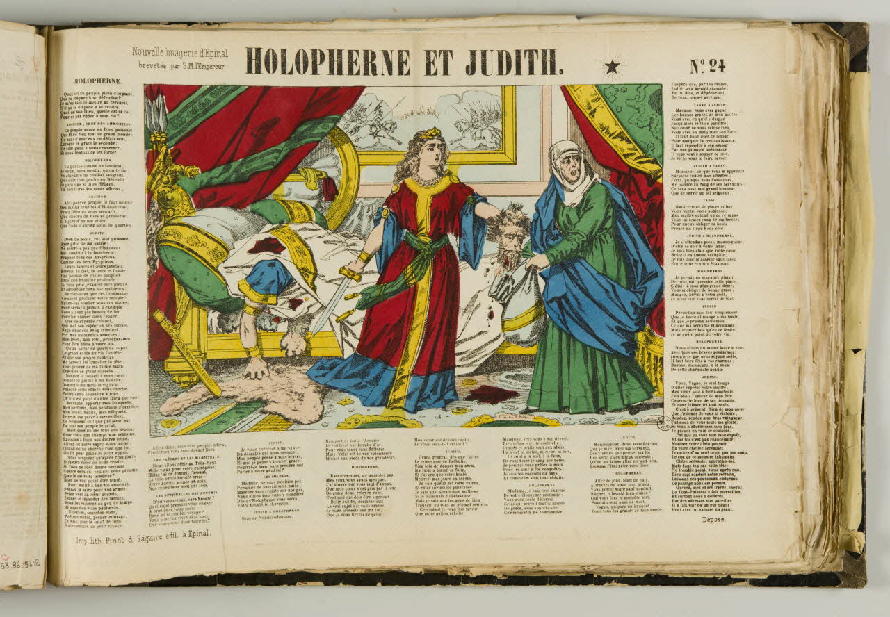 album HOLOPHERNE ET JUDITH. 1953.86.5613 Photo