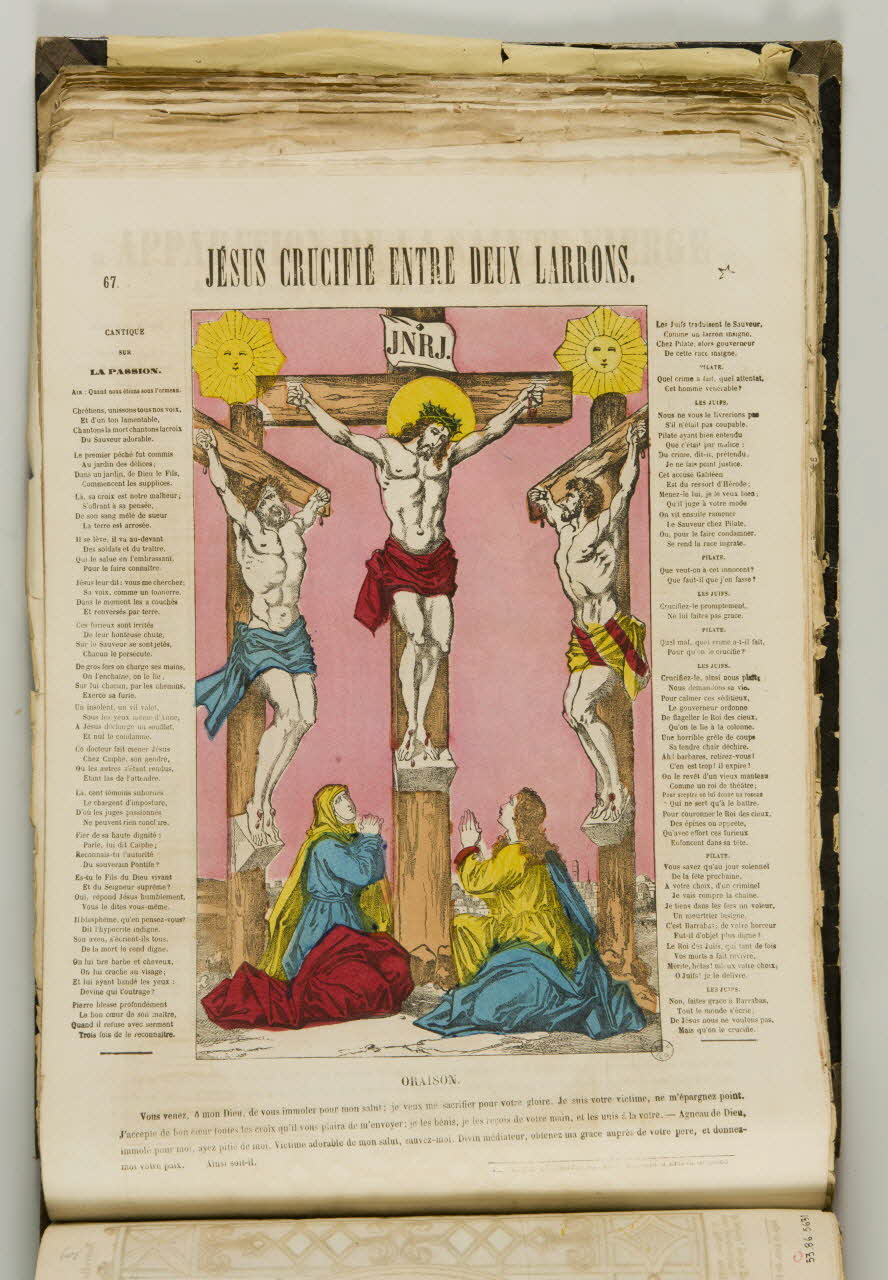 album JESUS CRUCIFIE ENTRE DEUX LARRONS. 1953.86.5631 Photo
