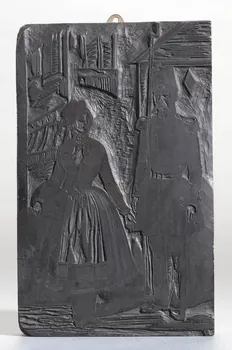 bois d'impression Soldat montant la garde 1967.160.2  Photo RMN-Grand Palais (Mucem)