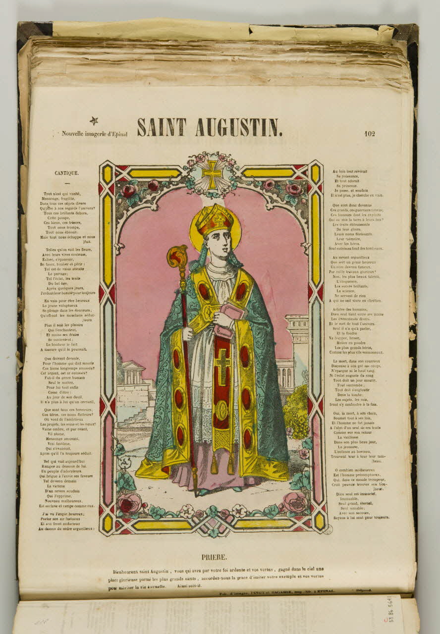album SAINT AUGUSTIN. 1953.86.5650 Photo