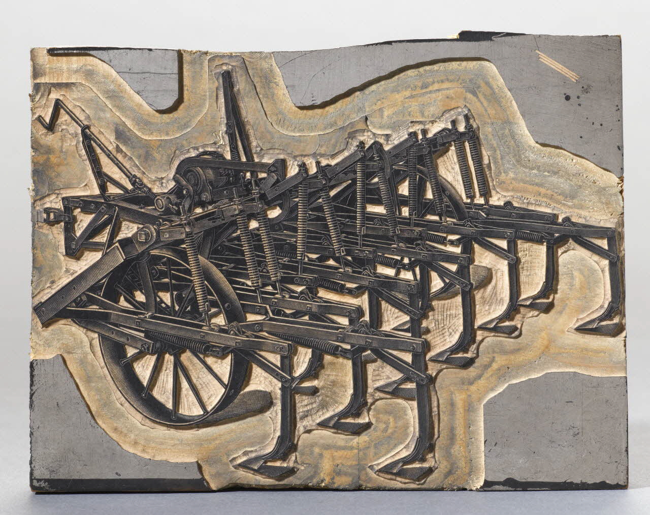 bois d'impression Outils agricoles 1970.89.26 Photo RMN-Grand Palais (Mucem)