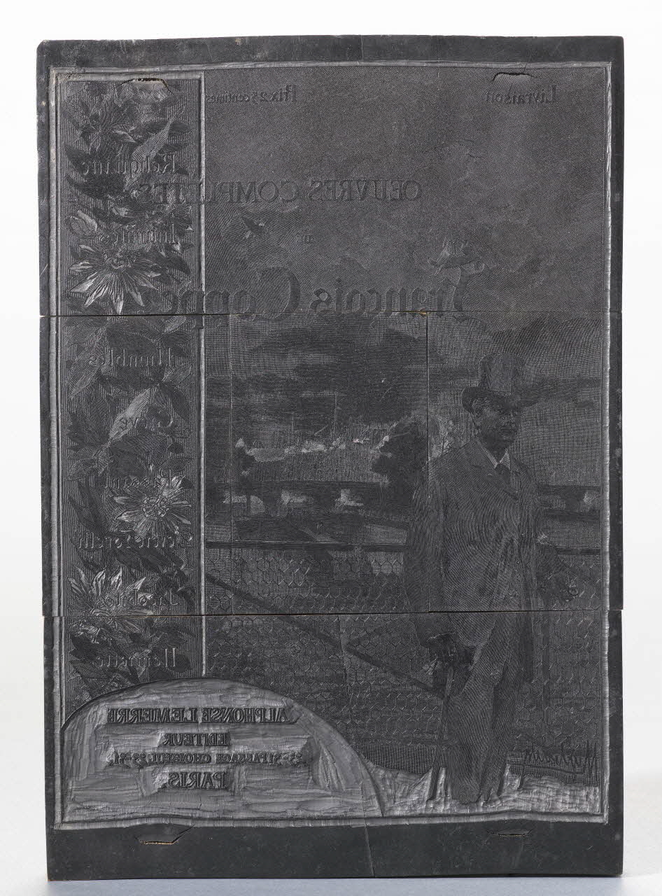 bois d'impression ŒUVRES COMPLETES DE FRANCOIS COPPEE 1977.3.79.1 Photo RMN-Grand Palais (Mucem)