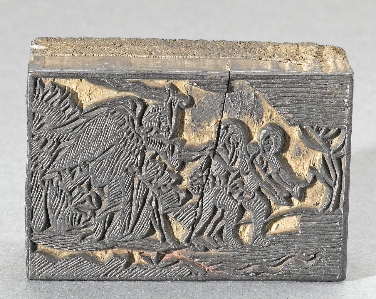 bois d'impression Adam et Eve chassés du Paradis 1954.18.130 Photo RMN-Grand Palais (Mucem)