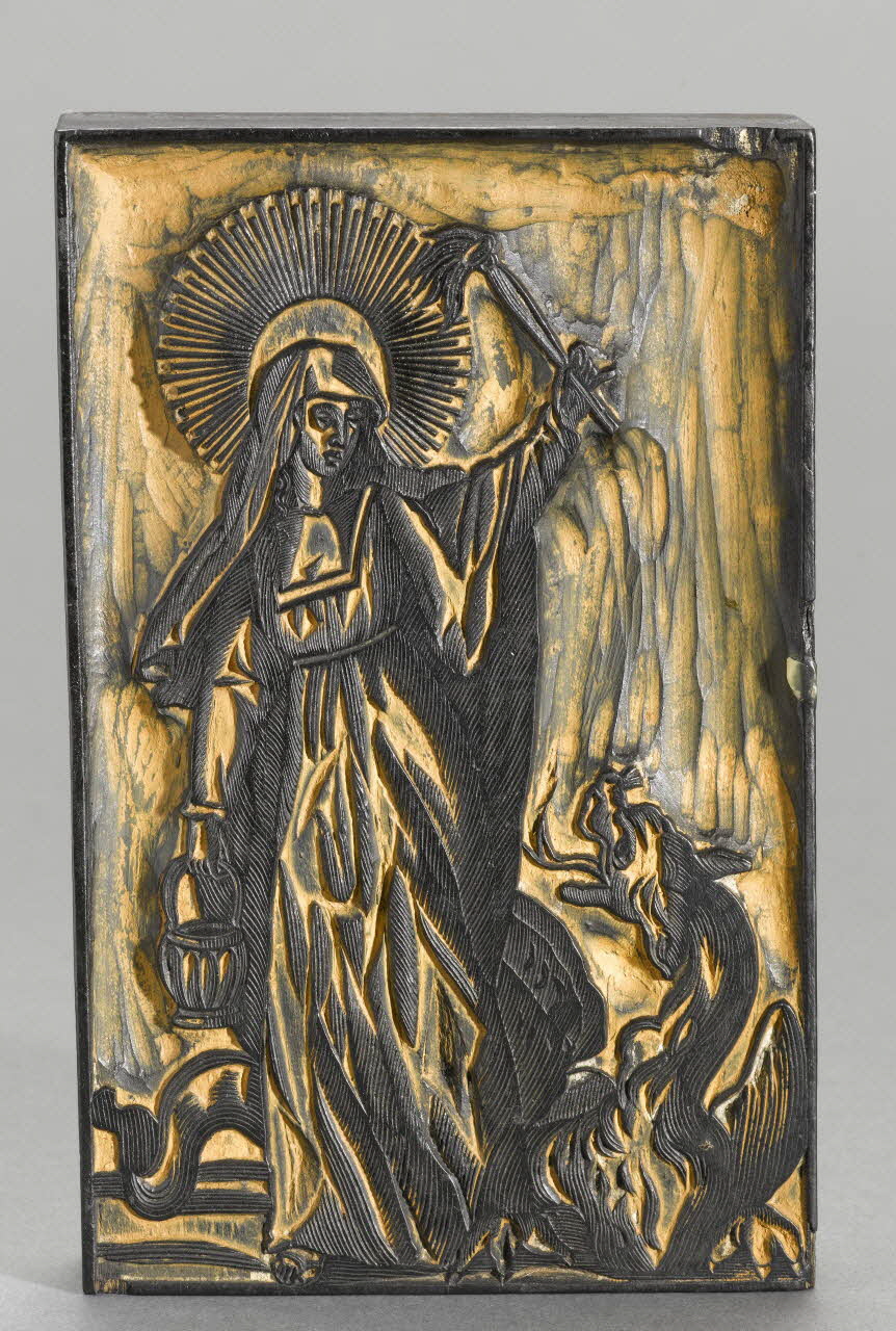 bois d'impression Sainte Marthe 1955.57.23 Photo RMN-Grand Palais (Mucem)