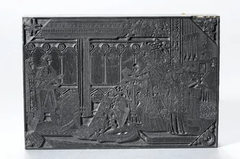 bois d'impression Sacre de Charles X (Couronnement) Rouen 1826 1954.18.30 Photo RMN-Grand Palais (Mucem)