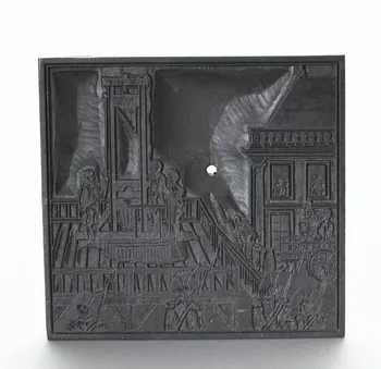bois d'impression Guillotine. Exécution 1954.18.4 Photo RMN-Grand Palais (Mucem)