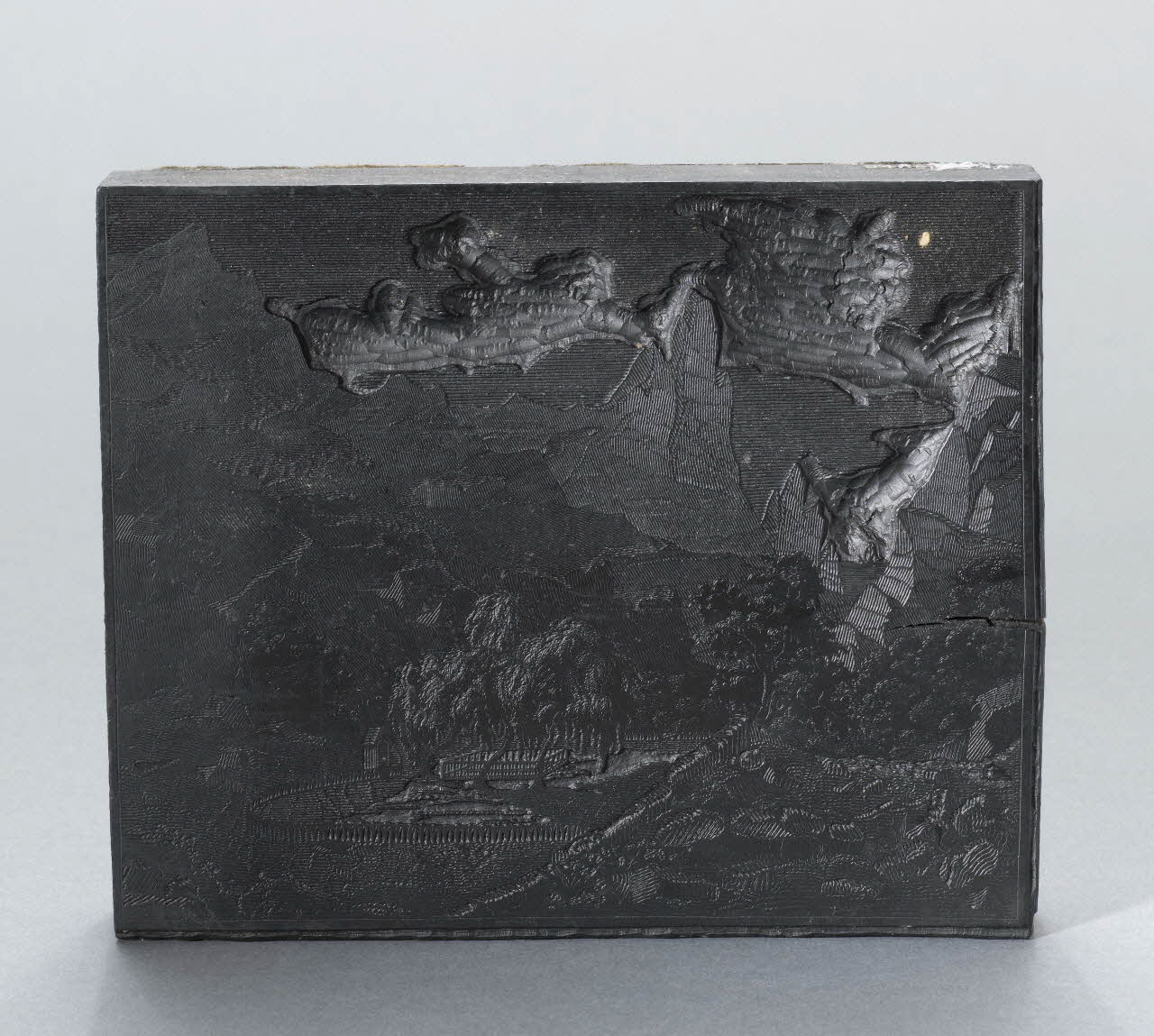 bois d'impression Tombe de Napoléon à Sainte-Hélène France 1842 1954.18.53 Photo RMN-Grand Palais (Mucem)