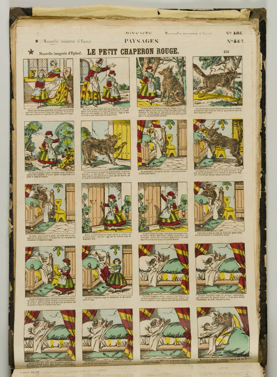 album LE PETIT CHAPERON ROUGE. 1953.86.5821 Photo