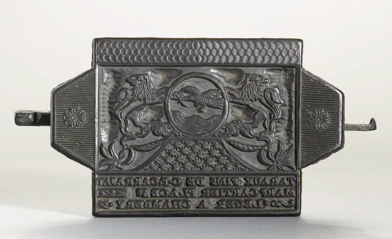 bois d'impression Enveloppe de cartes à jouer (recto) 1955.57.16.1 Photo RMN-Grand Palais (Mucem)