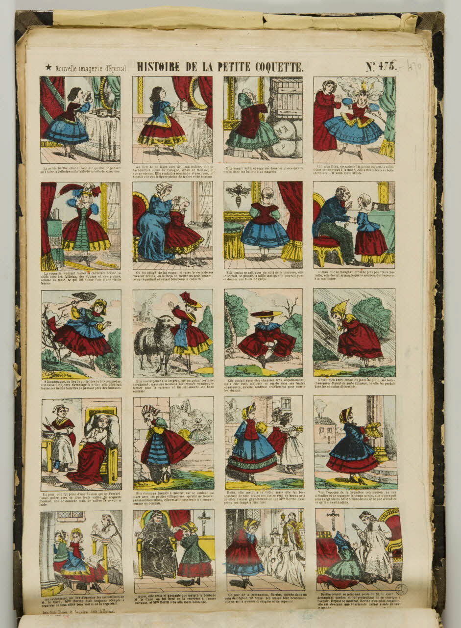 album HISTOIRE DE LA PETITE COQUETTE. 1953.86.5832 Photo