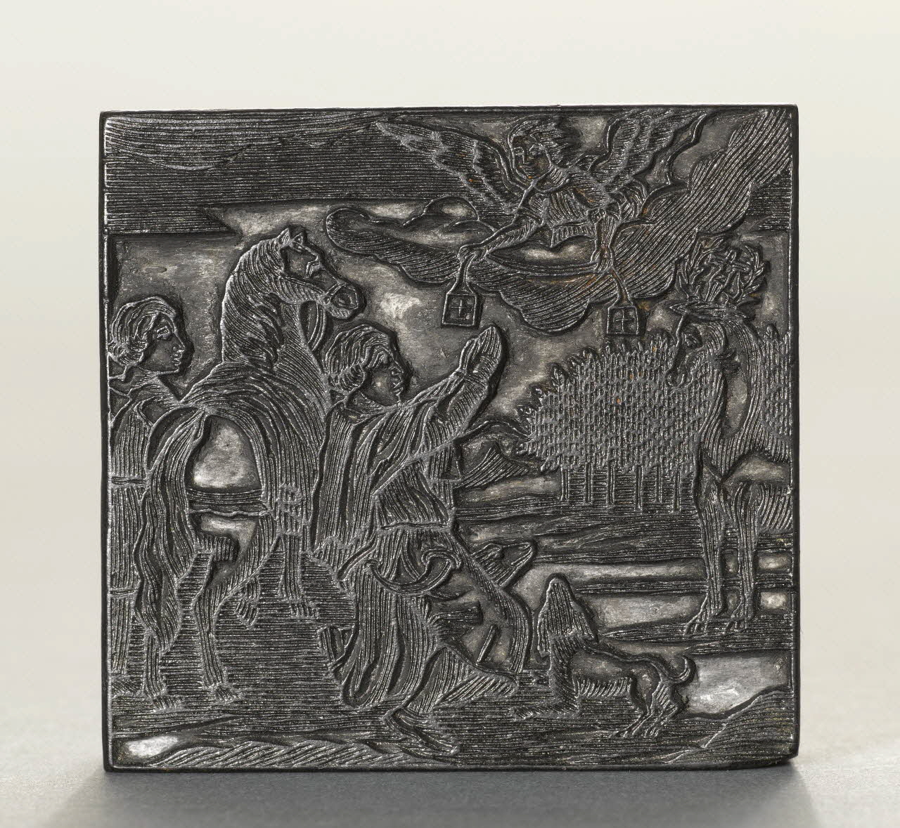 bois d'impression St Hubert 1977.3.23 Photo RMN-Grand Palais (Mucem)