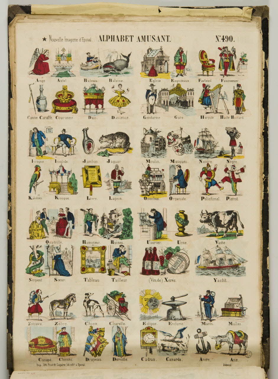 album ALPHABET AMUSANT. 1953.86.5846 Photo