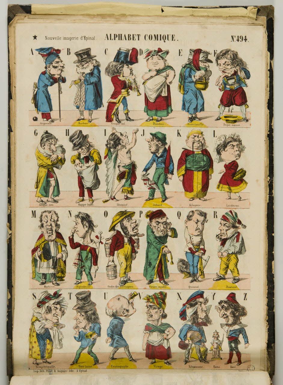 album ALPHABET COMIQUE. 1953.86.5850 Photo