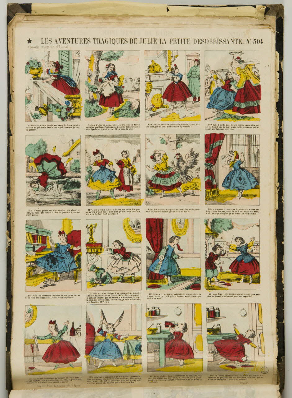 album LES AVENTURES TRAGIQUES DE JULIE LA PETITE DESOBEISSANTE. 1953.86.5860 Photo