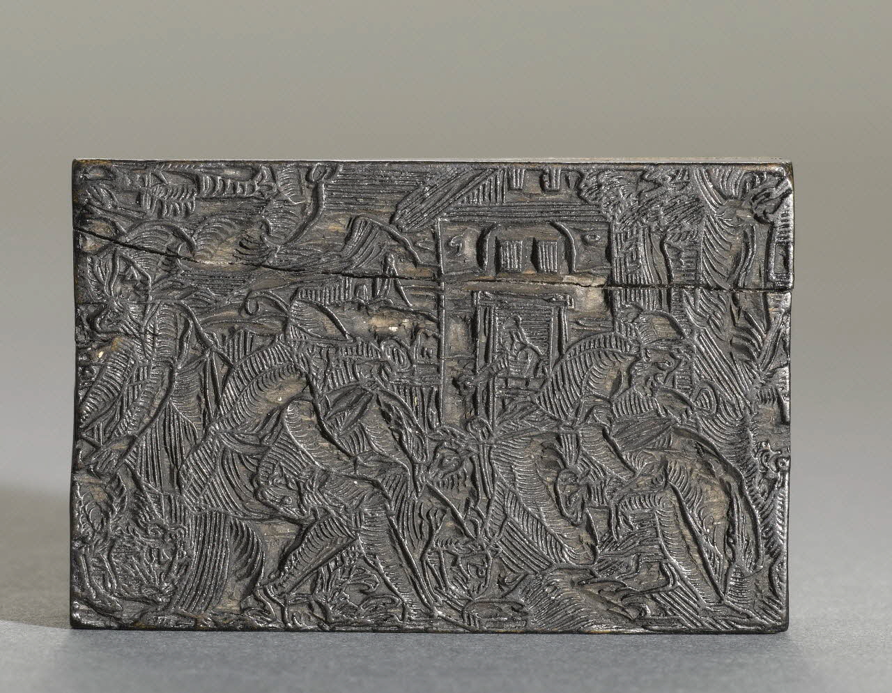 bois d'impression Scène représentant les travaux du mois 1977.3.46 Photo RMN-Grand Palais (Mucem)