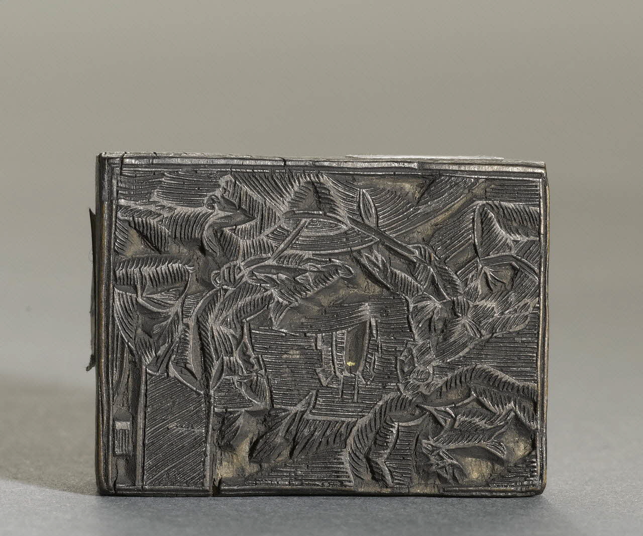 bois d'impression Abattage du cochon, signe du zodiaque, capricorne 1977.3.54 Photo RMN-Grand Palais (Mucem)