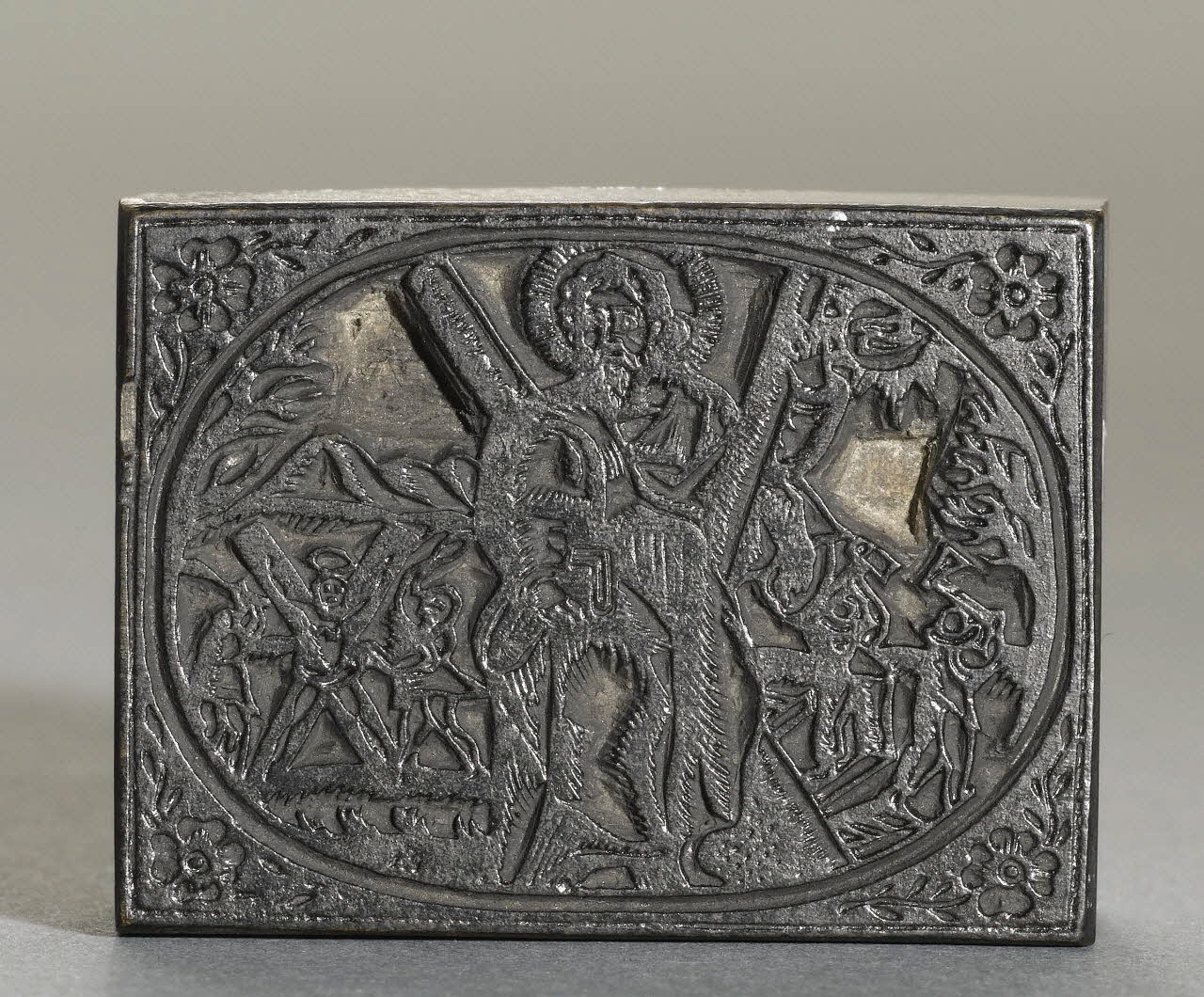 bois d'impression Saint André martyr 1977.3.64 Photo RMN-Grand Palais (Mucem)