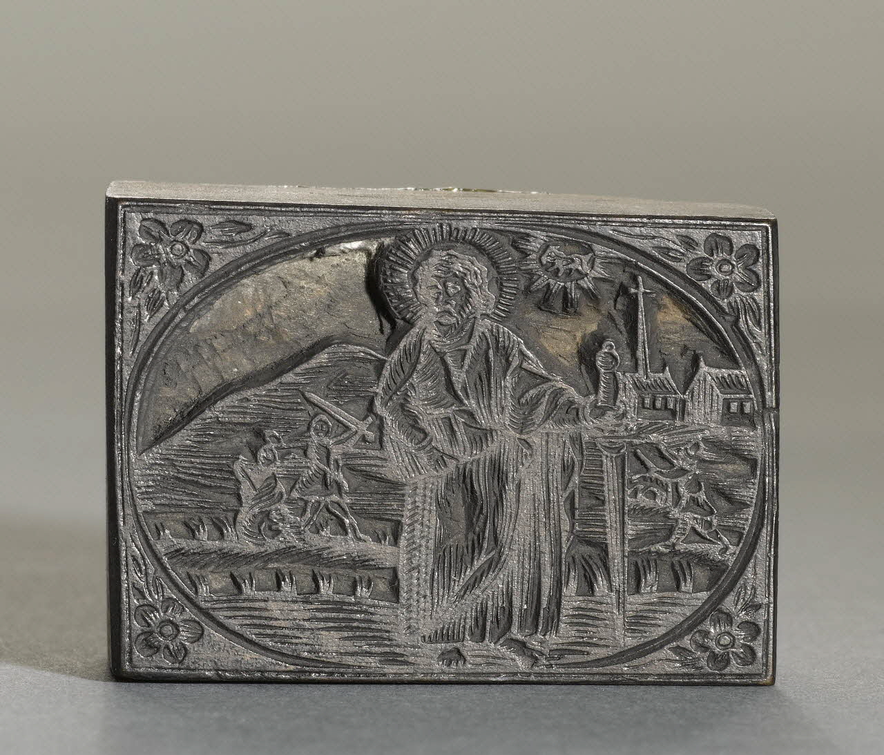 bois d'impression Semailles, Saint apôtre 1977.3.65 Photo RMN-Grand Palais (Mucem)