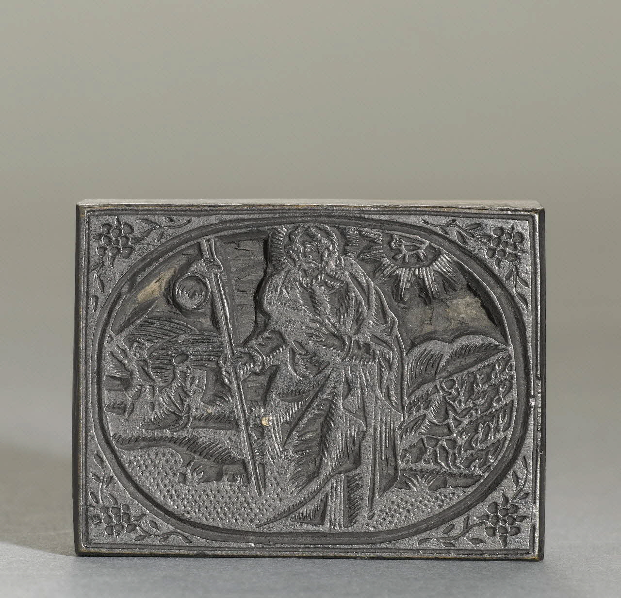 bois d'impression Saint Jacques le Majeur 1977.3.67 Photo RMN-Grand Palais (Mucem)