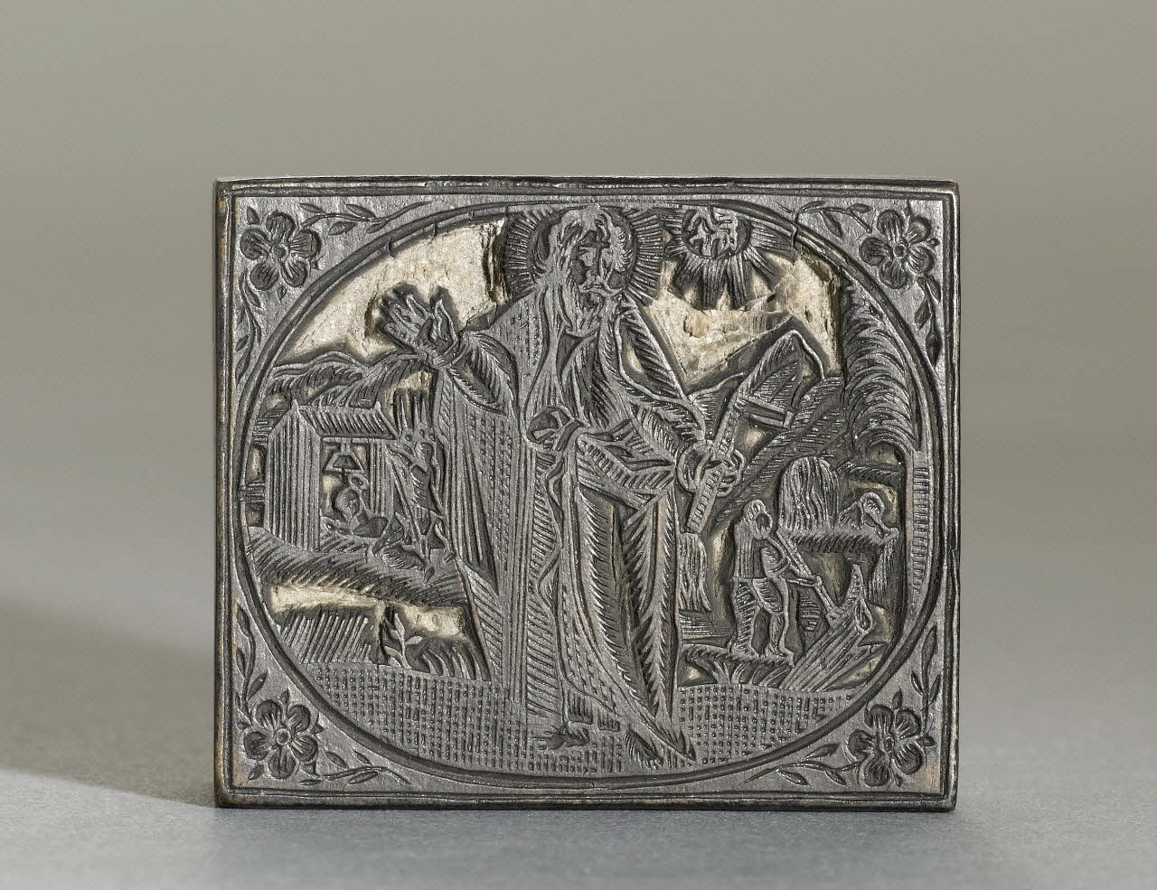 bois d'impression Saint 1977.3.69 Photo RMN-Grand Palais (Mucem)