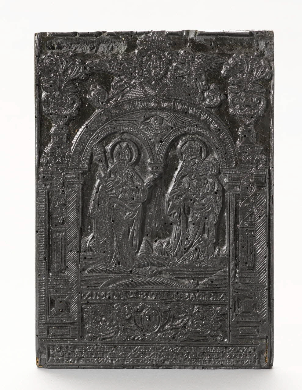 image de confrérie LA CONFRARIE ET ASSOCIATION DE NRE.DAME DES  VERTUS ET DE SAINT FIRMIN FONDEE ET ERIGEE  EN L'EGLISE DE ST ELOY DE ROUEN EN L'ANNEE 1637 1969.87.201 Photo RMN-Grand Palais (Mucem)