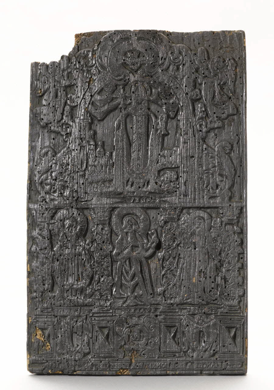 image de confrérie Saint Leu, Saint Gilles, Saint Alexis et Saint Placide 1969.87.219 Photo RMN-Grand Palais (Mucem)