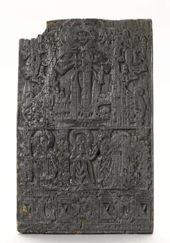 image de confrérie Saint Leu, Saint Gilles, Saint Alexis et Saint Placide 1969.87.219 Photo RMN-Grand Palais (Mucem)
