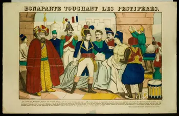 estampe BONAPARTE TOUCHANT LES PESTIFERES. 1953.86.622 Photo