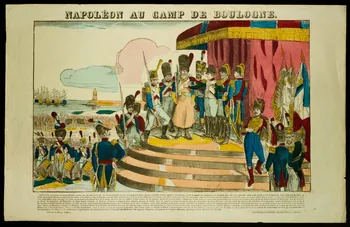 estampe NAPOLEON AU CAMP DE BOULOGNE. 1953.86.623 Photo