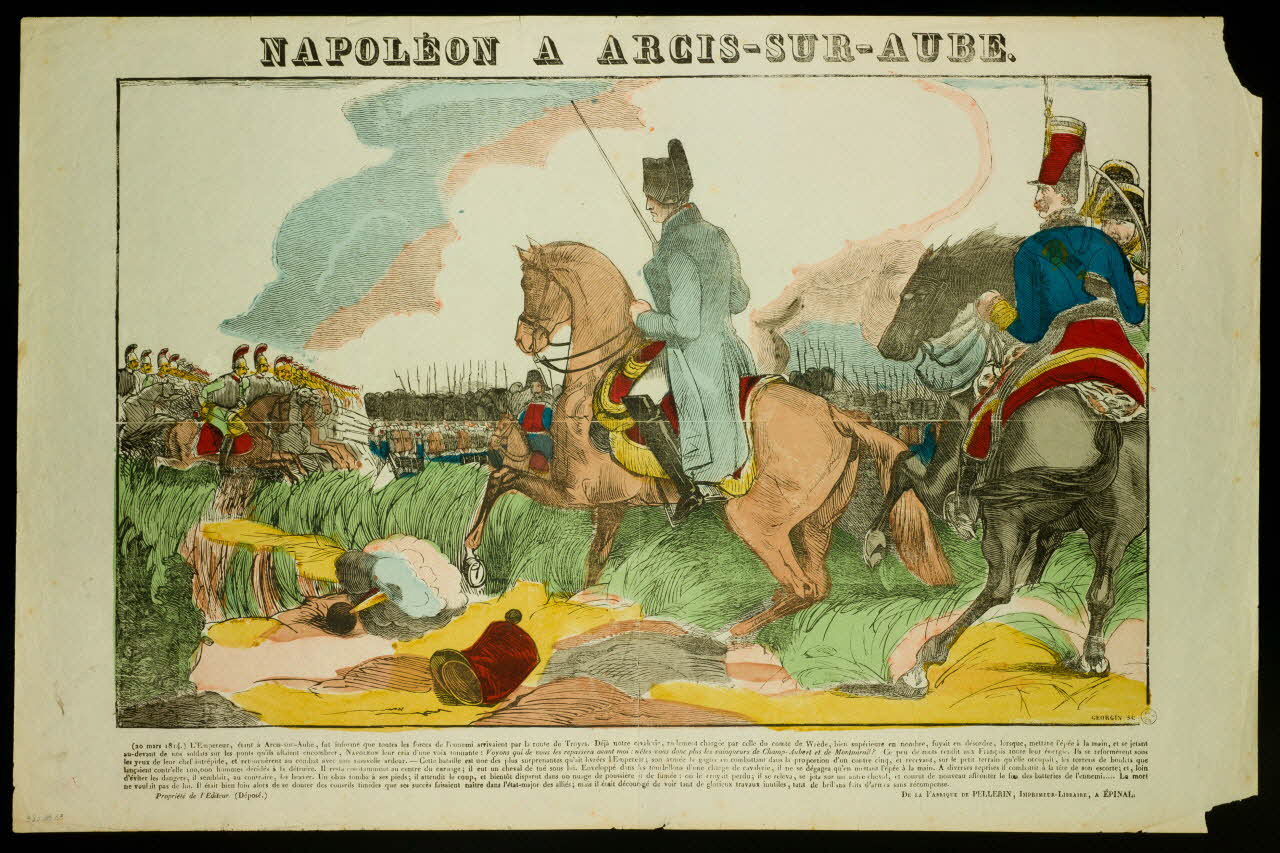 estampe NAPOLEON A ARCIS-SUR-AUBE. 1953.86.628 Photo