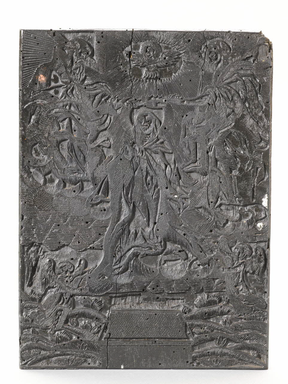 bois d'impression Couronnement de la Vierge 1954.18.124 Photo RMN-Grand Palais (Mucem)