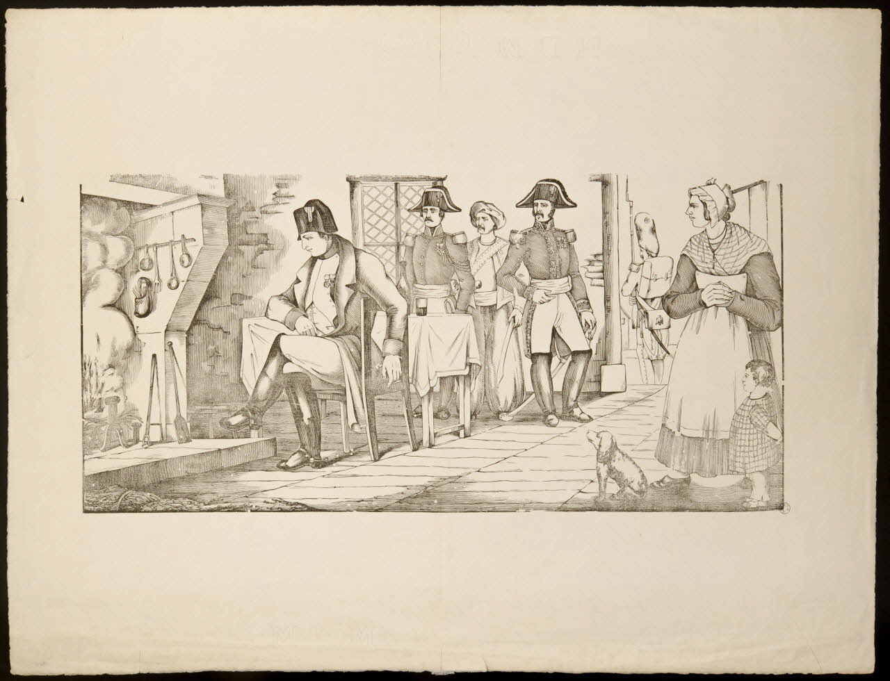 estampe Napoléon et la Champenoise 1804-1815 1953.86.639 Photo