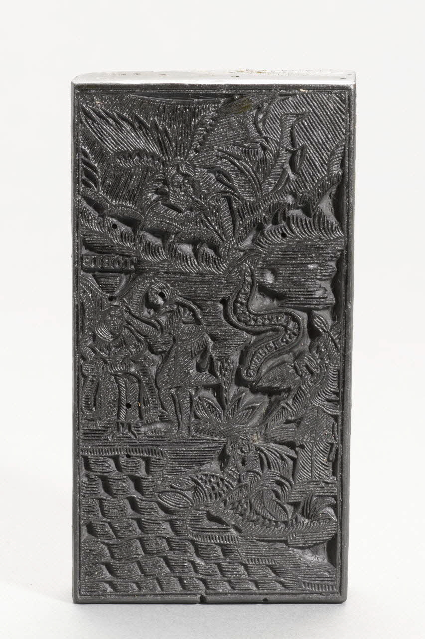 bois d'impression Tobie ouvre les yeux 1954.18.133 Photo RMN-Grand Palais (Mucem)