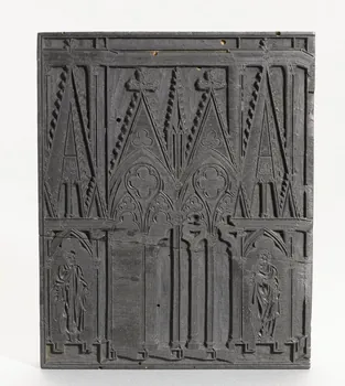 bois d'impression Deux saints 1954.18.157  Photo RMN-Grand Palais (Mucem)