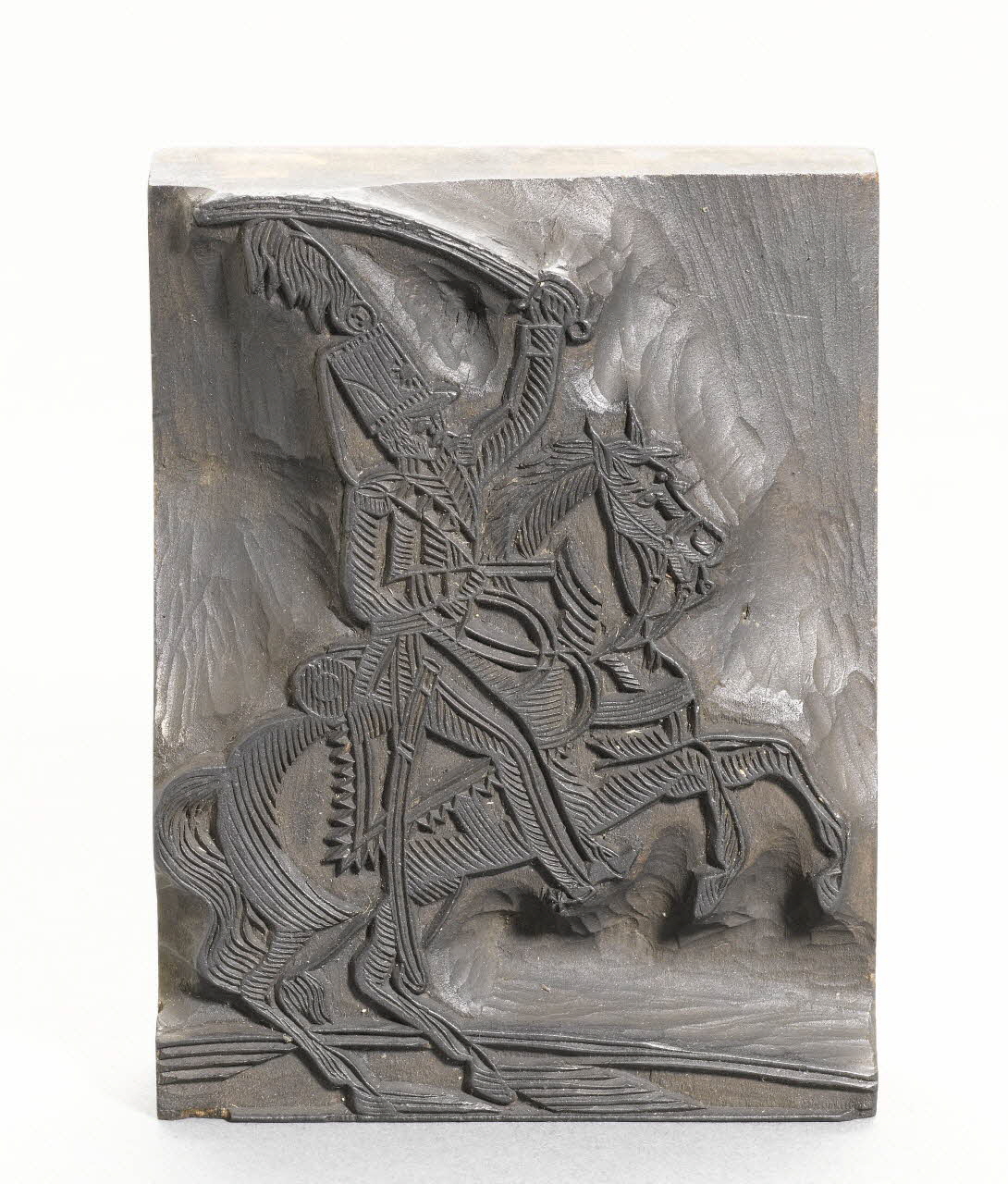 bois d'impression Chasseur à cheval 1954.18.68 Photo RMN-Grand Palais (Mucem)