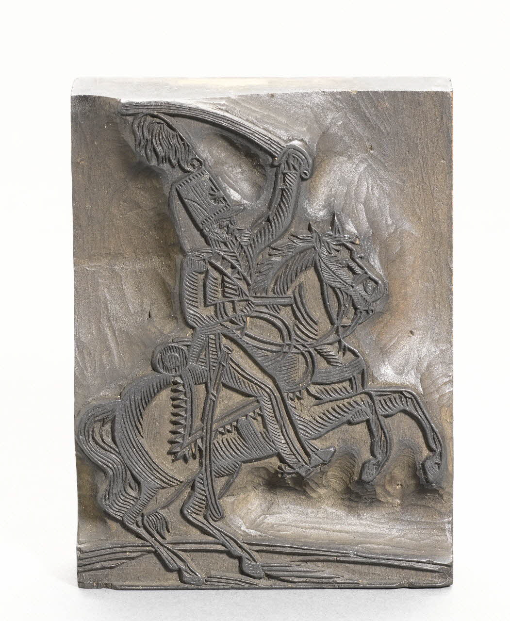bois d'impression Chasseur à cheval 1954.18.69 Photo RMN-Grand Palais (Mucem)