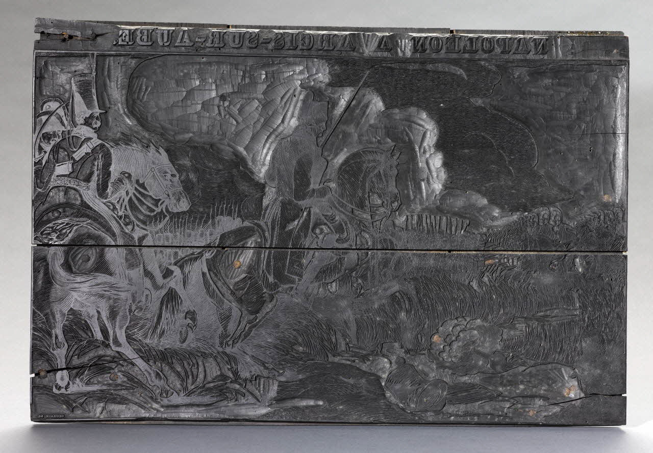 bois d'impression NAPOLEON A ARCIS-SUR-AUBE 1980.15.33 Photo RMN-Grand Palais (Mucem)