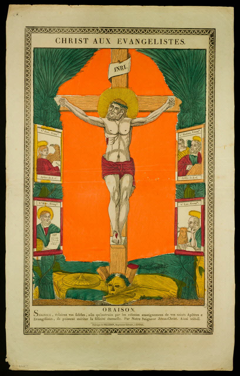 estampe CHRIST AUX EVANGELISTES. 1953.86.69 Photo