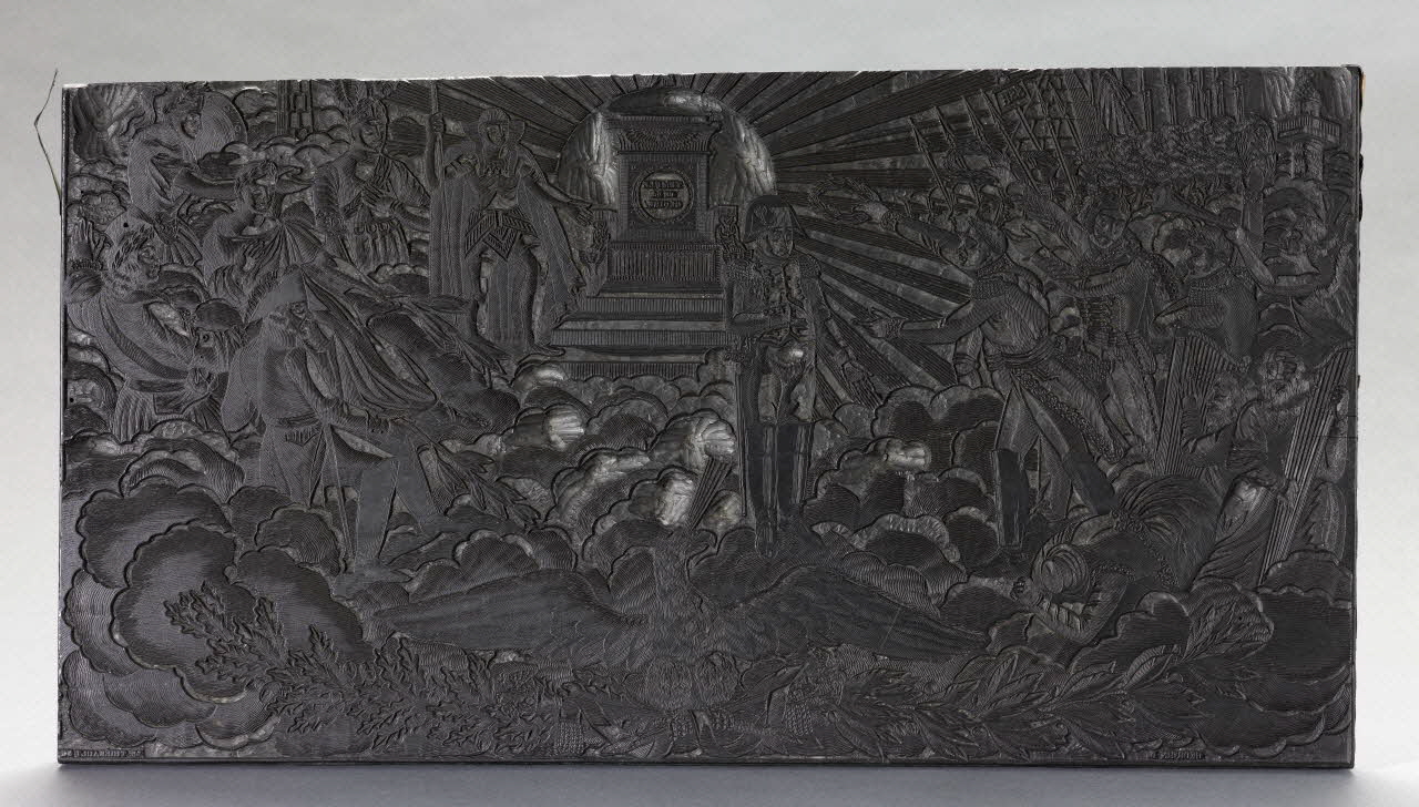 bois d'impression APOTHEOSE de NAPOLEON 1980.15.44 Photo RMN-Grand Palais (Mucem)