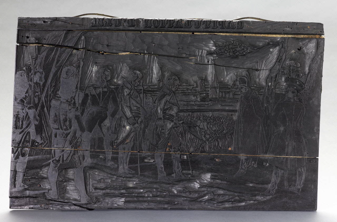 bois d'impression CAPITULATION D'ULM 1980.15.45 Photo RMN-Grand Palais (Mucem)