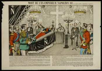estampe MORT DE L'EX-EMPEREUR NAPOLEON III 1953.86.744 Photo