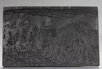 François Georgin ; Pellerin BOIS D'IMPRESSION HONNEUR AU COURAGE MALHEUREUX. Lorraine, France 1835 1986.53.16 Photo RMN-Grand Palais (Mucem)