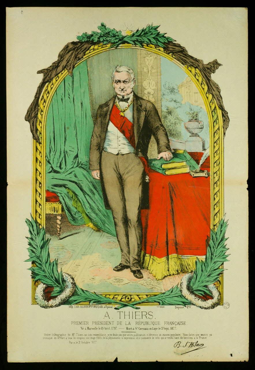 estampe A. THIERS. 1953.86.768 Photo