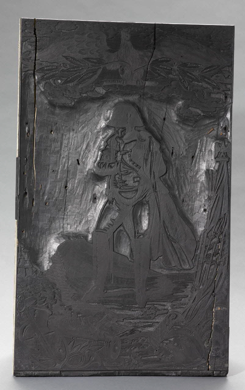 bois d'impression Napoléon à Sainte-Hélène 1986.53.9 Photo RMN-Grand Palais (Mucem)